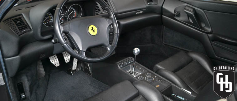 madison best auto detail chdetailing ch.detailing connor harrison detailing ferrari f355 pininfarina paint correction professional polishing buffing leather care scratch repair cquartz finest